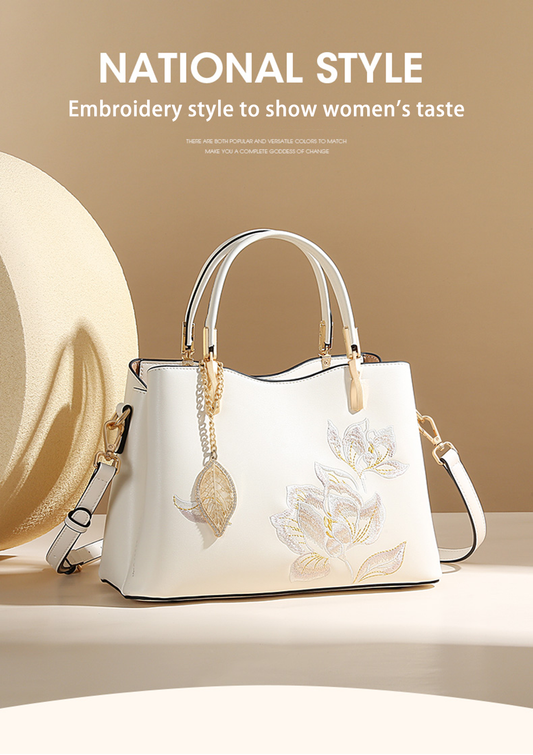Embroidered Tote Bag